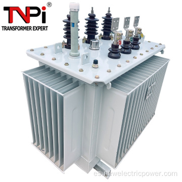 Transformador de distribución de aceite trifásico de 80kVA 11kV